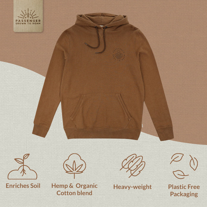 Escapism Hemp Hoodie - Rubber