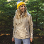 Hazel Slouch Neck Recycled Sherpa Fleece - Oatmeal