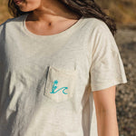 Baja Sur Recycled Cotton T-Shirt - Birch