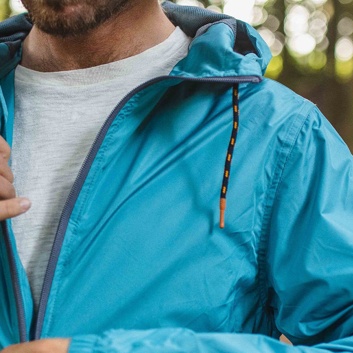Umnak Recycled Anorak  - Larkspur Blue