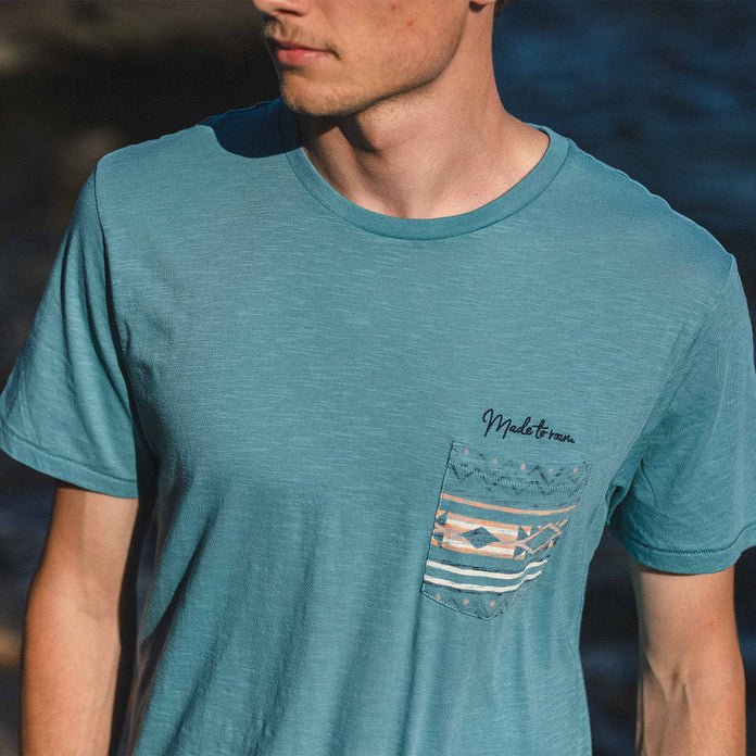 Catori Recycled Cotton T-Shirt - Ocean Blue