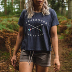 Jinbei Recycled Cotton T-Shirt - Faded Black