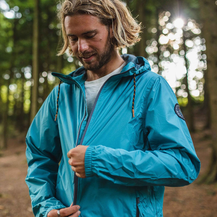 Umnak Recycled Anorak  - Larkspur Blue