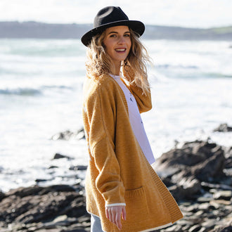 West Coast Cardigan - Sunset Yellow
