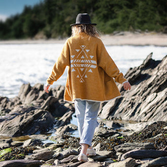 West Coast Cardigan - Sunset Yellow