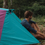 Stay Grounded 2 Person Tent - Virdian Green / Orchid