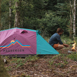 Stay Grounded 2 Person Tent - Virdian Green / Orchid