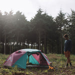 Stay Grounded 2 Person Tent - Virdian Green / Orchid
