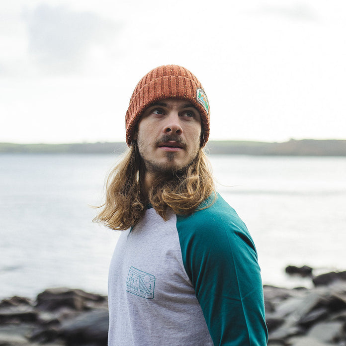 Katira Rib Knit Beanie - Picante Red