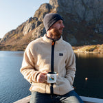 Tripper Full Zip Recycled Sherpa Fleece - Oatmeal