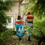 Nomadic Recycled Sherpa  Blanket - Turquoise/ Rust
