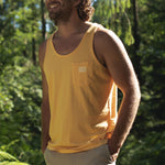 Forest Vest Recycled Cotton T-Shirt - Golden Yellow