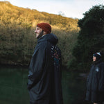 Escapism Recycled Sherpa Lined Changing Robe - Black