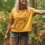 Jinbei Recycled Cotton T-Shirt - Mustard Yellow