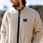 Tripper Full Zip Recycled Sherpa Fleece - Oatmeal