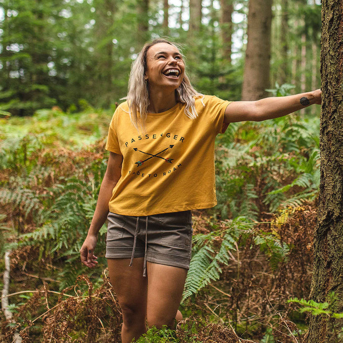 Jinbei Recycled Cotton T-Shirt - Mustard Yellow