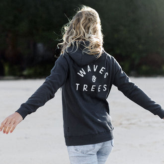 Penida Recycled Hoodie - Faded Black