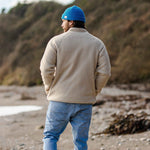 Tripper Full Zip Recycled Sherpa Fleece - Oatmeal