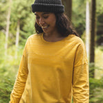 Josephine Recycled LS T-Shirt - Ochre Yellow