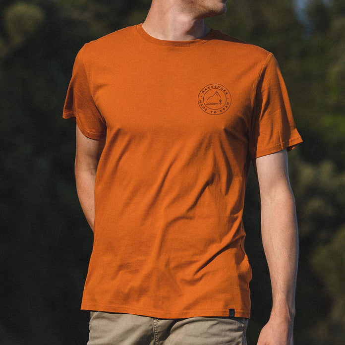 Core Recycled Cotton T-Shirt - Sunrise Orange