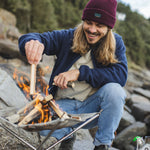 Tripper Full Zip Recycled Sherpa Fleece - Navy