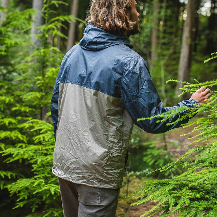 Umnak Recycled Anorak  - Turbulence Grey