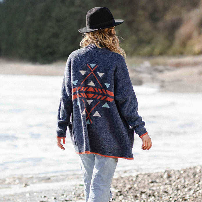West Coast Cardigan - Dark Denim