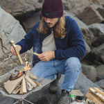 Tripper Full Zip Recycled Sherpa Fleece - Navy
