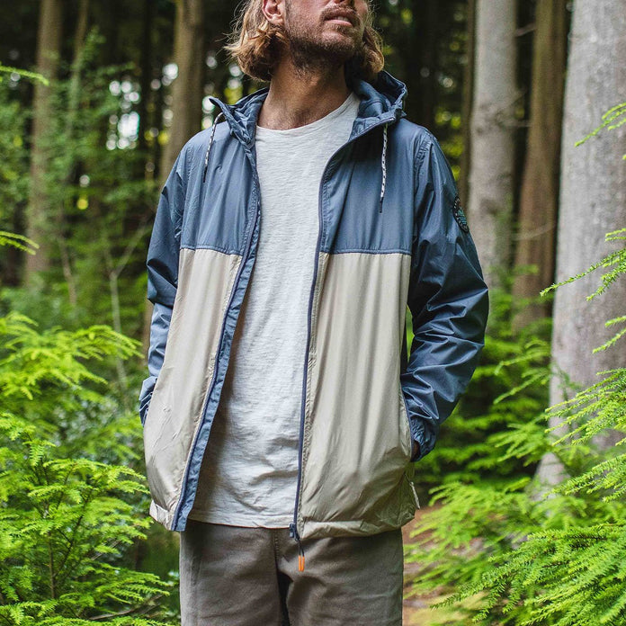 Umnak Recycled Anorak  - Turbulence Grey