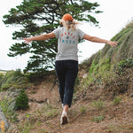 Penida Recycled Cotton T-Shirt - Grey Marl
