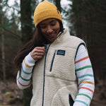 Namu Recycled Sherpa Fleece Vest - Oatmeal