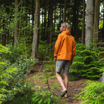 Aleutia Recycled 1/4 Zip Anorak - Sunrise Orange