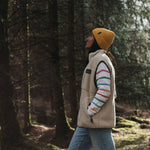 Namu Recycled Sherpa Fleece Vest - Oatmeal