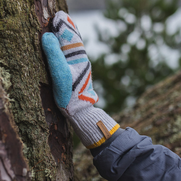 Hygge Fleece Lined Mittens - Oatmeal