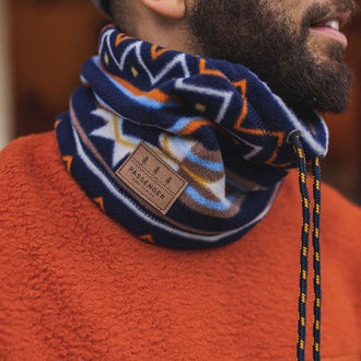 Male_Tor Polar Fleece Snood - Stargazer Navy