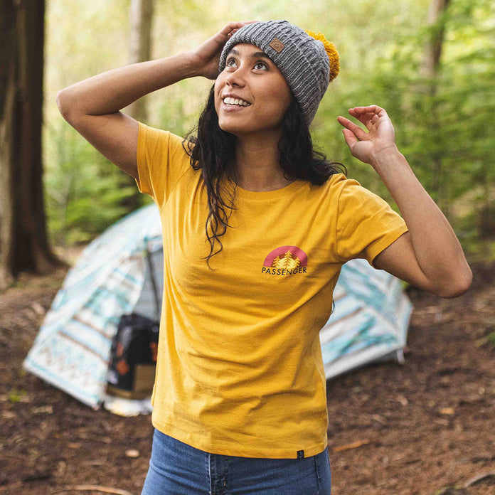 Bogota Recycled Cotton T-Shirt - Mustard Yellow