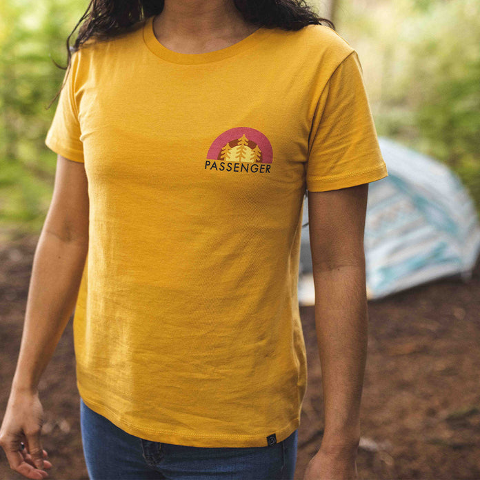 Bogota Recycled Cotton T-Shirt - Mustard Yellow