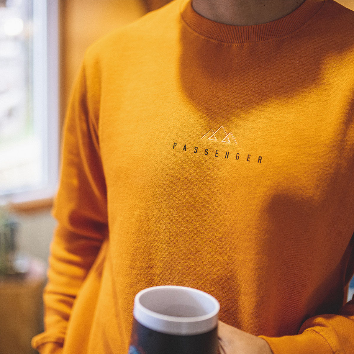 New Forest Recycled Sweatshirt - Sunrise Orange