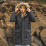 Cordova Bay Sherpa Lined Recycled Jacket - Black