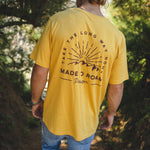 Austin Recycled Cotton T-Shirt - Ochre Yellow