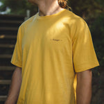 Austin Recycled Cotton T-Shirt - Ochre Yellow