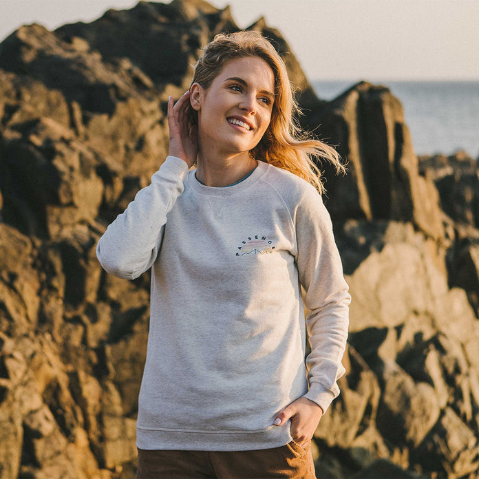 Laidback Recycled Sweatshirt - Birch Marl