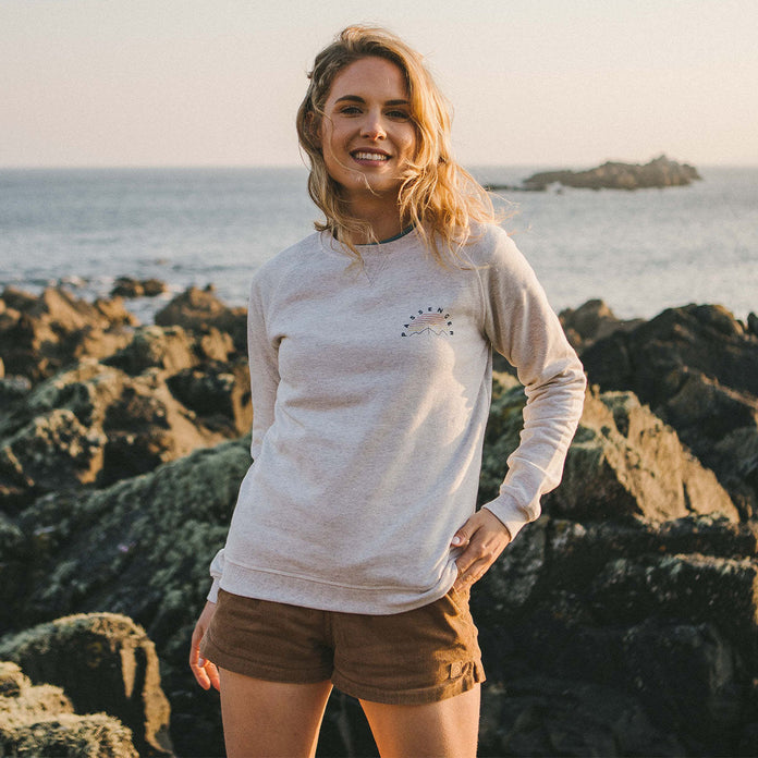 Laidback Recycled Sweatshirt - Birch Marl