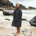 Nomadic Recycled Sherpa Lined Changing Robe - Black