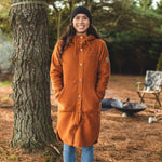Campbell Hooded Sherpa Cardigan - Glazed Ginger