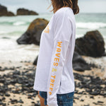 Coos Bay Recycled LS T-Shirt - White