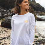 Coos Bay Recycled LS T-Shirt - White