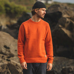 Cabin Knitted Jumper - Sunset Orange