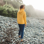 Josephine Recycled Hoodie - Ochre Yellow