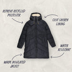 Kinsey Recycled Jacket - Black
